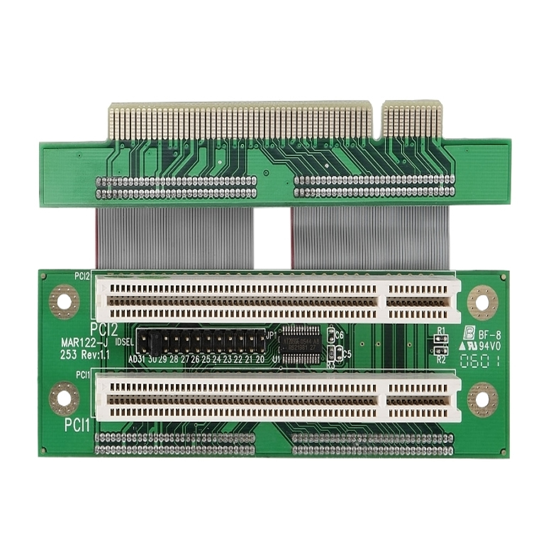 ST2523 PCI 32bits to dual PCI riser card with high speed flex cable 